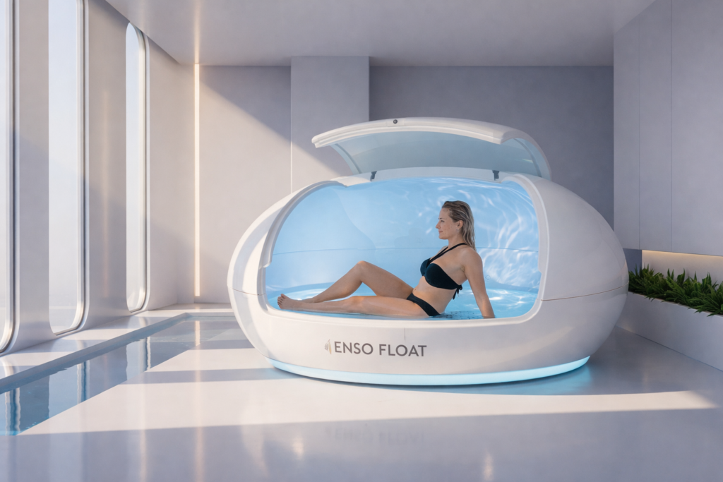 Woman inside ENSO Float